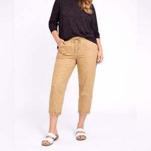 J. Crew Point Sur Seaside Pant in Linen Lyocell Blend Size 14 Style G4611